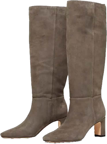 grey suede boots